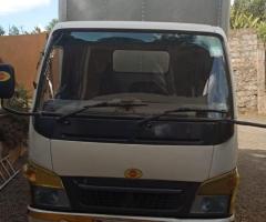 Mitsubishi Fuso Canter, White Cabin, Closed Back. - 2