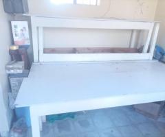 WHITE MDF TABLES 2 X 8 ft - 4