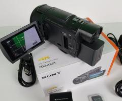 Sony FDR-AX53 4K Ultra HD Handycam Camcorder Brand NEW! With Warranty Combo Pack - 2