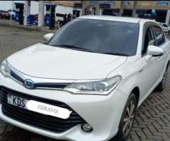 Toyota Axio Hybrid car hire (pay after delivery)