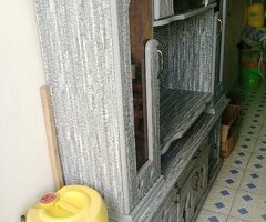 This cupboard is slightly used.  It's in good condition. - 2