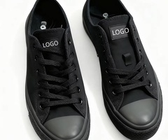 Unisex all black converse - 3