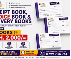 Receipt Book / Invoice Book & Delivery Book Printing