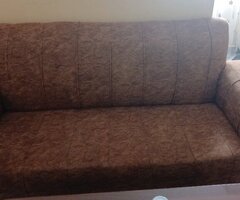 Modern brown wide 2seater sofa(6months used)