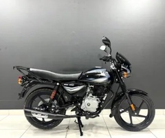 2025 Bajaj Boxer BM 150 motorcycle in black - 6