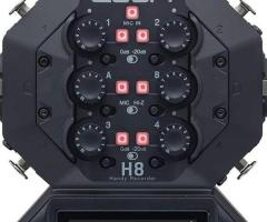 Zoom H8 Handy Audio Recorder 8-Input  12-Track New With Tracking